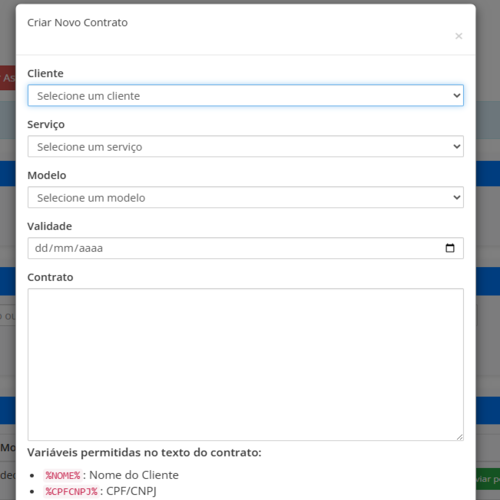 Contratos - Modules Pay