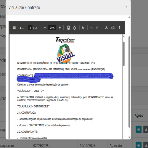 Contratos - Modules Pay