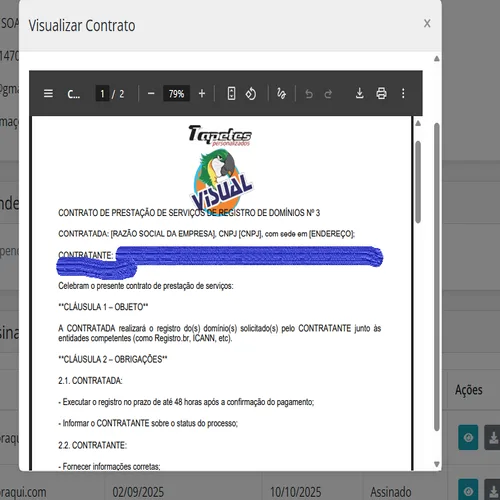 Contratos - Modules Pay