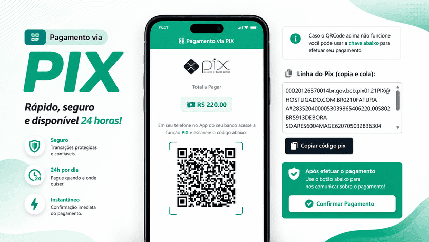Gateway de Pagamento Pix Todos os Bancos
