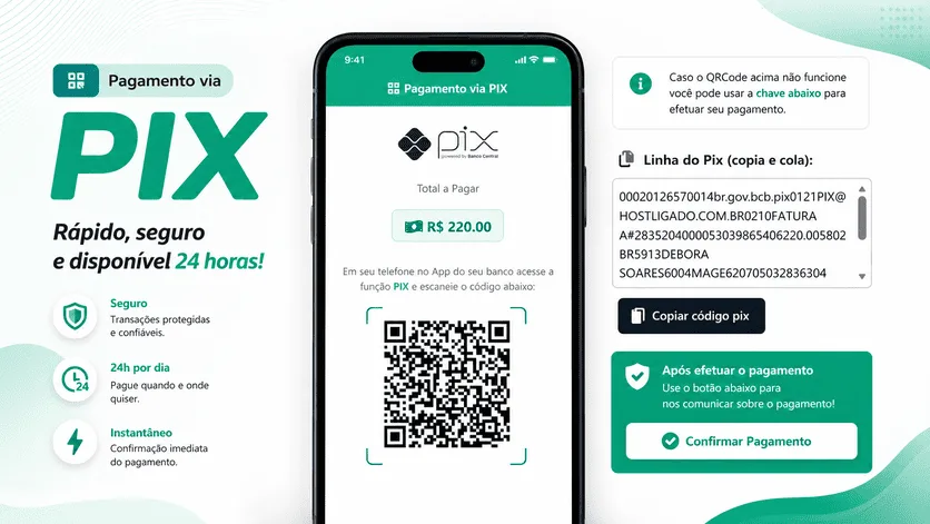 Gateway de Pagamento Pix Todos os Bancos